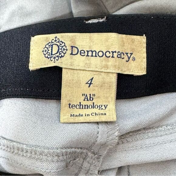 Democracy Ab Technology Jeans Women's 4 Gray Slimming - Picture 4 of 7